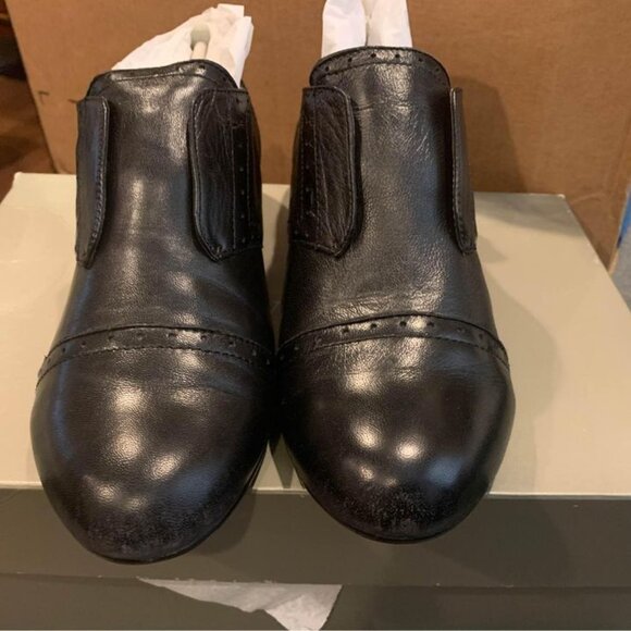 levity women’s black leather dress shoes - size 7 - Picture 2 of 4